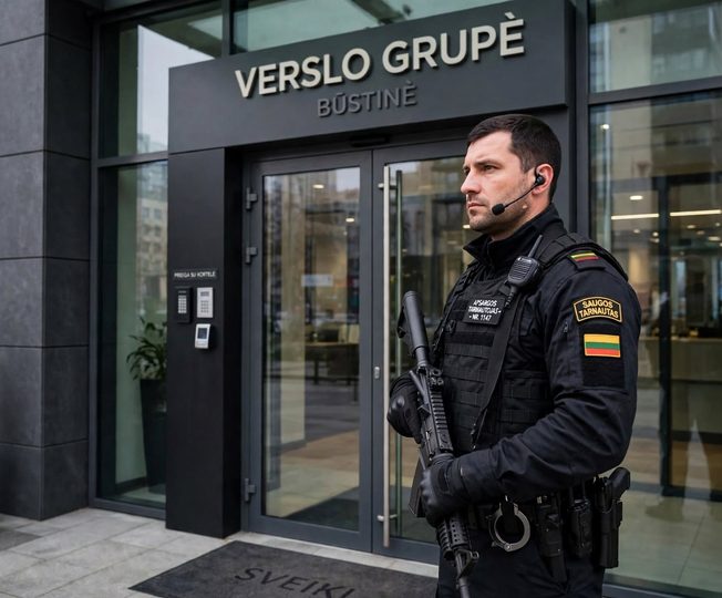 Apsaugos darbuotojas objekte: kokiais atvejais būtina nuolatinė fizinė apsauga?